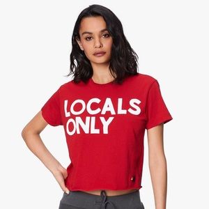Aviator Nation Locals Only Boyfriend Tee